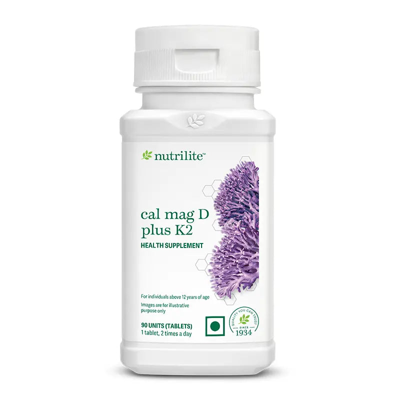Amway Nutrilite Cal Mag D Plus K2 (90 Tablets)