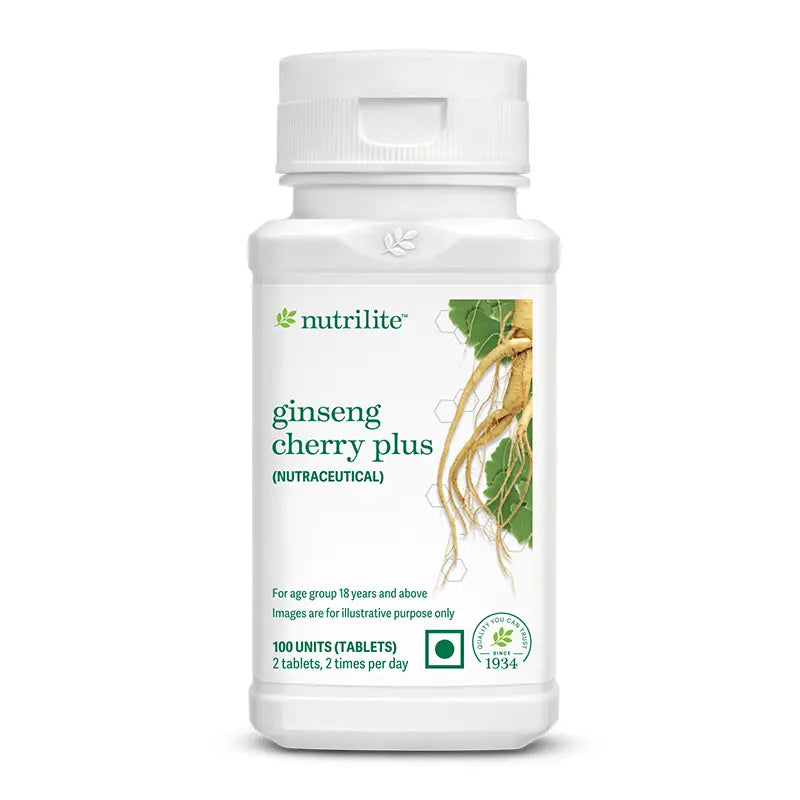 Amway Nutrilite Ginseng Cherry Plus (100 Tablets)