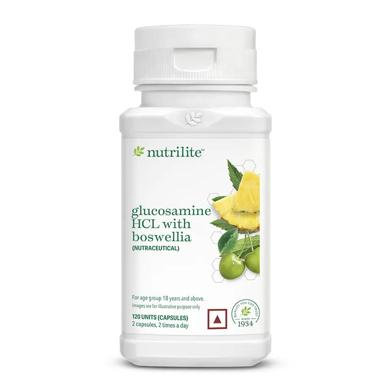 Amway Nutrilite Glucosamine HCL with Boswellia (120 Capsules)